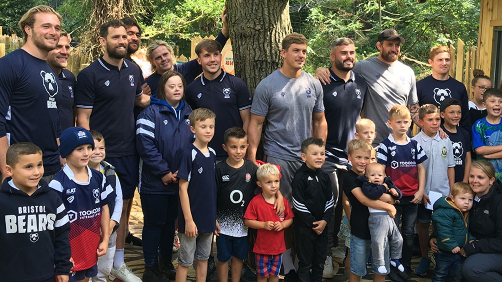 Bristol Bears and their fans at Wild Place Project in 2019